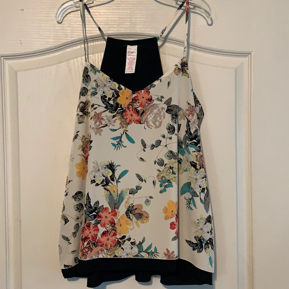 Candie’s Floral Blouse/Tank Top
